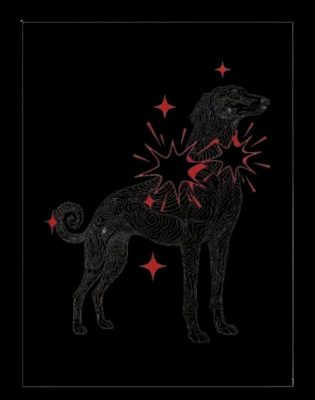 The LaFair Art dog, Tamraght